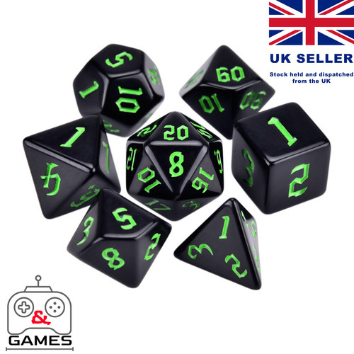 Infernal style polyhedral dice - infernal,