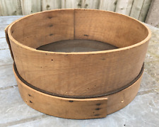 Antique Primitive 9.5 inch Bentwood Flour / Grain / Farmhouse Sieve / Sifter