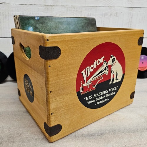 Victor record box lp - record,