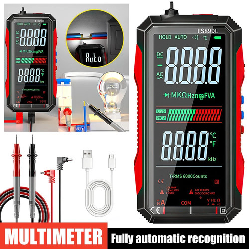Fs899l lcd digital multimeter - fs899l,