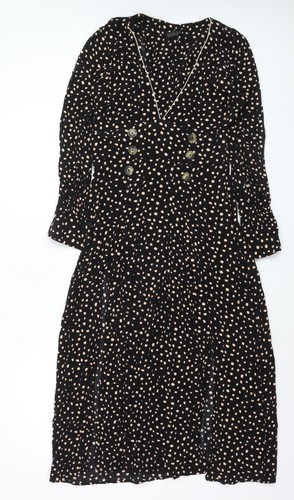 Topshop women black polka - black,