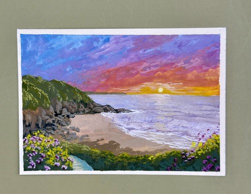 Aceo original mini coastal - original,