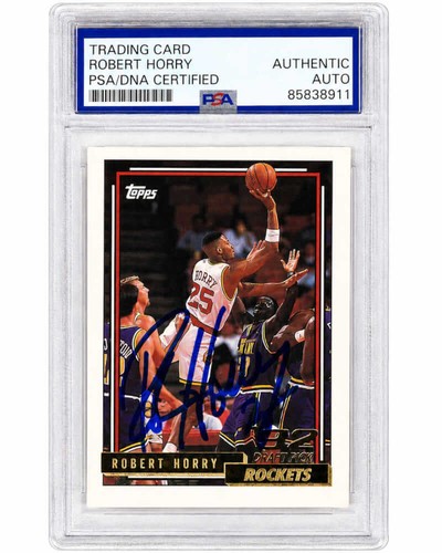 Robert horry signed rockets - robert,