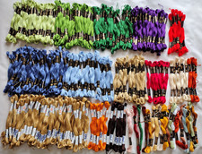 HUGE BUNDLE OF 340+ STRANDED COTTON THREAD EMBROIDERY CROSS STITCH  ANCHOR MEZ