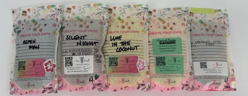 Pink zebra sprinkles wax - pink,