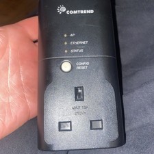 Comtrend Powergrid 9020 BS1363 Black Network Extender Powerline Ethernet Adapter