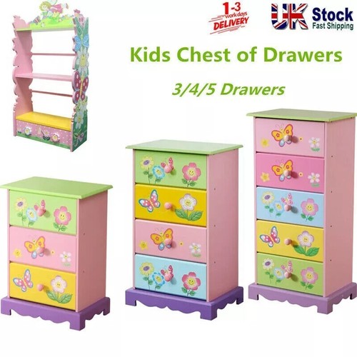 Wooden chest drawers kids - wooden, of
