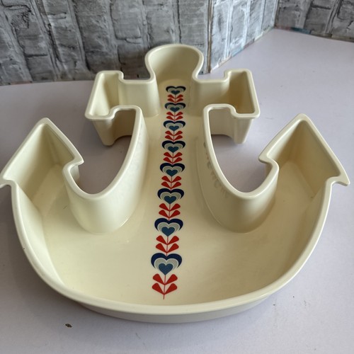 Anchor shaped melamine snack - anchor,