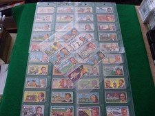 Lyons Maid 1966 "Famous People", full set of 48 cards IN PLASTIC SLEEVES.