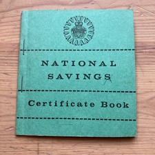 Vintage National Savings Certificate Book To Shirley James of Bushey