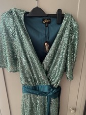 Rock The jumpsuit Green Sequin