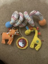 Baby Pram Buggy Bar Soft Toy