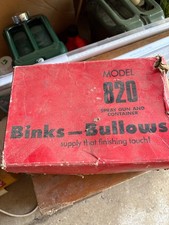 Binks Bullows Paint pressure vessel with BB 820 spray gun and spraybee compresso