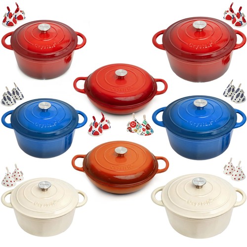 Cast iron casserole dish pot - cast,