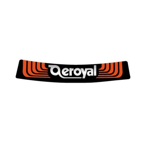 Aeroyal rear seat decal - seat,