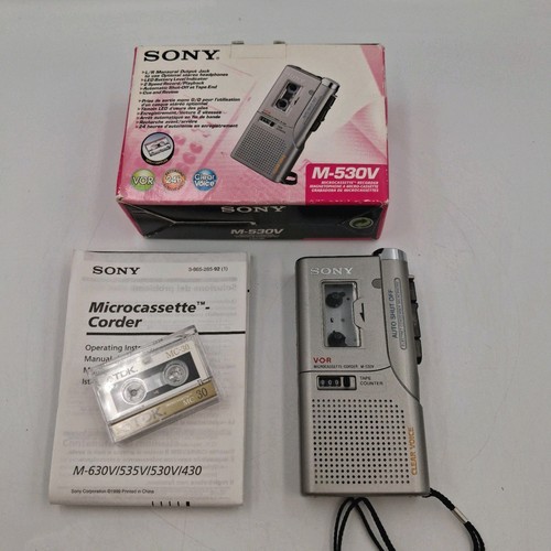 Sony 530v microcassette - sony, m-530v