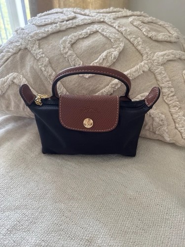 Longchamp pliage mini black - le,
