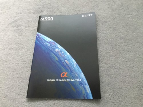 Sony a900 brochure - a900,