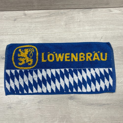 Lowenbrau beer bar - lowenbrau, towel