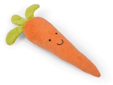 Plush Carrot Dog Toy With