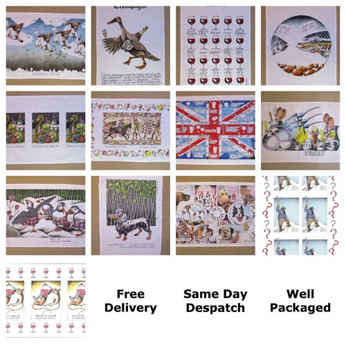 Simon drew tea towels - simon,