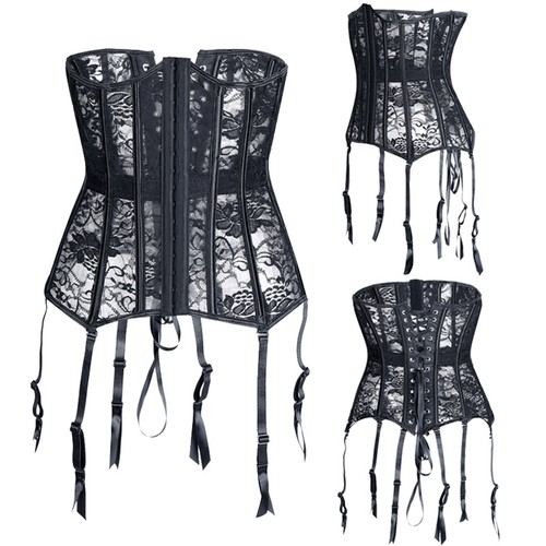 New underbust lace black - underbust,
