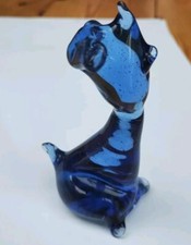 Cute Murano Glass  Dog Figure