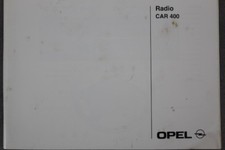 Opel Radio CAR400 Owners