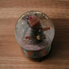 Adorable Mini snow globe pair