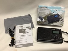 SILVER CREST  MULTI BAND PORTABLE POCKET RADIO POUCH INSTRUCTIONS BOX EARPHONES