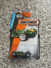Matchbox Caterham R500 Superlight Green  Sealed long card