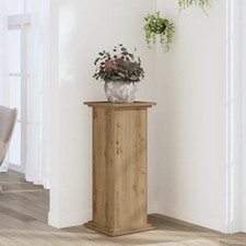 WALPLUS Plant Stand Artisan Oak Engineered Wood 33x33x80 cm Display