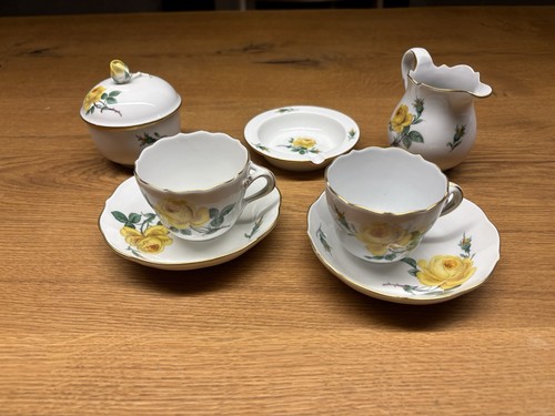 Meissen yellow rose - meissen,
