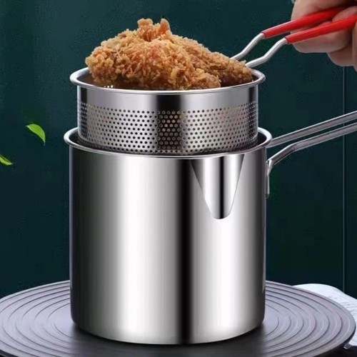 304 stainless steel deep fryer - stainless,