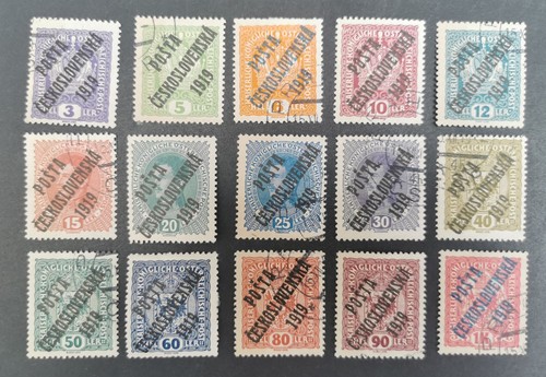 Czechoslovakia stamps 1919 - czechoslovakia,