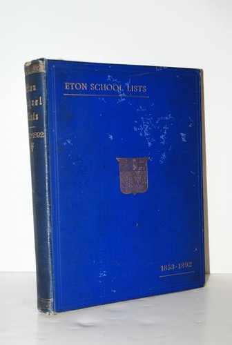 Second series eton - of,