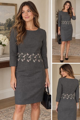 Vintage laura ashley gray - vintage, wool