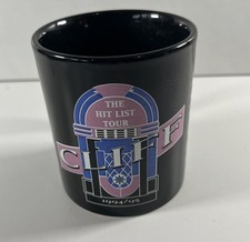 Vintage Cliff Richard The Hit List Tour 1994/95 Black Mug VGC Pop Rock