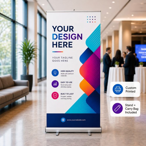 Custom pull banner - custom, up
