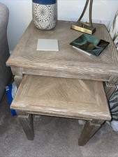 Next Nest of Tables Solid Oak