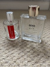Empty Boss Man and Azzaro Sport Men’s Aftershave Eau De Toilette Bottles Only