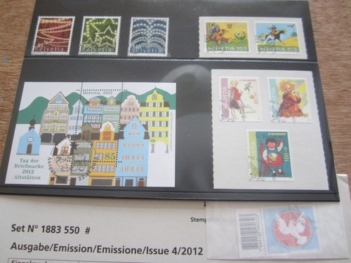 Swiss postage stamps year - swiss,