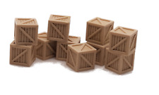 OO Gauge Wooden Crates Model Railway Scenery
