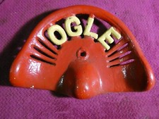 2ND TRACTOR OGLE RARE SEAT IMPLEMENT FARM PLOUGH VINTAGE MANCAVE PUB BAR STOOL