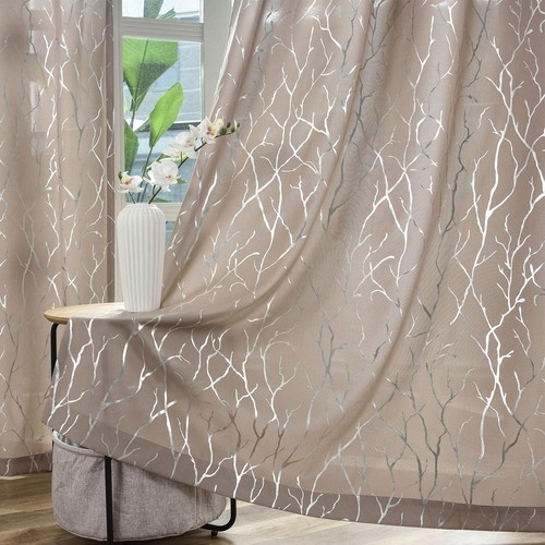 Kotile taupe curtains - kotile, 63in