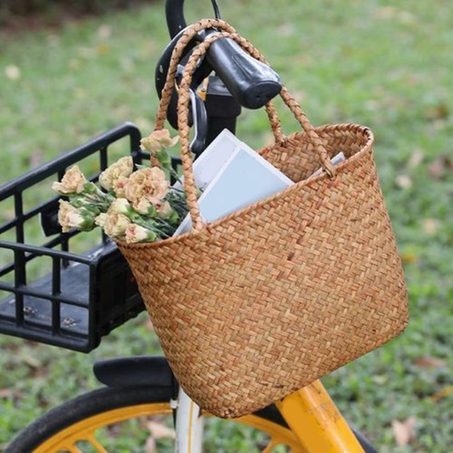 Sturdy wicker basket with - wicker,