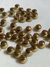 Lot Of 52 Antique Victorian Gold Front Shirt Collar Stud Buttons