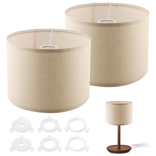 Beige lamp shades set - beige, of