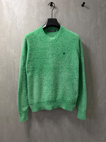 Acne studios green faux knit - studios,