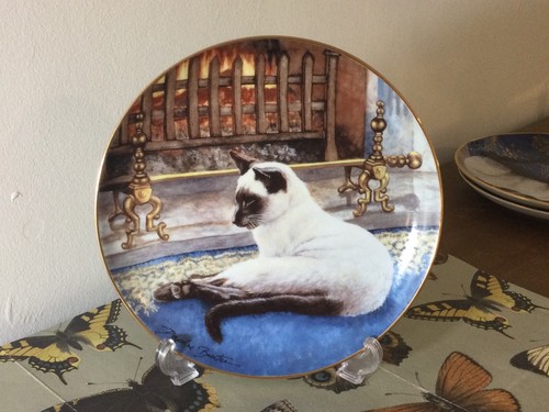 Bradford exchange siamese cat - bradford,